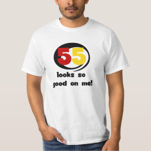 55 me parece tão bom com camisetas e presentes