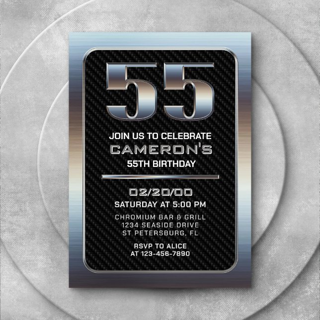 55.o Convite à Apresentação de Aniversário de Home (Criador carregado)