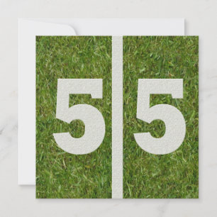 55th Convite do aniversário