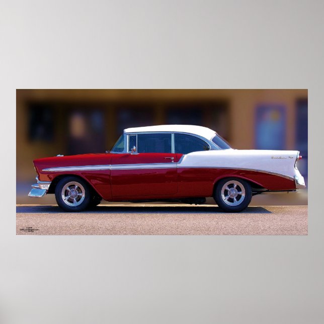 "56 CHEVY BEL AIR POSTER (Frente)