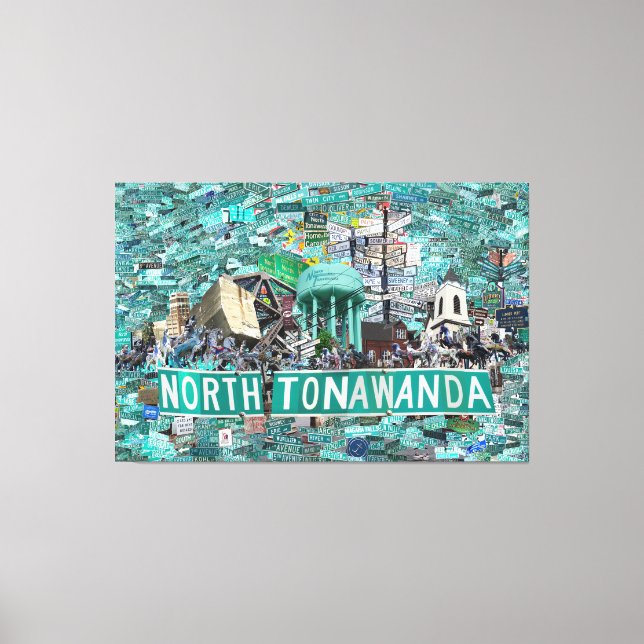 59.26" x 40.00 Stretched Canvas - Streets of NT  (Frente)