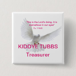 5.08cm Bóton quadrado