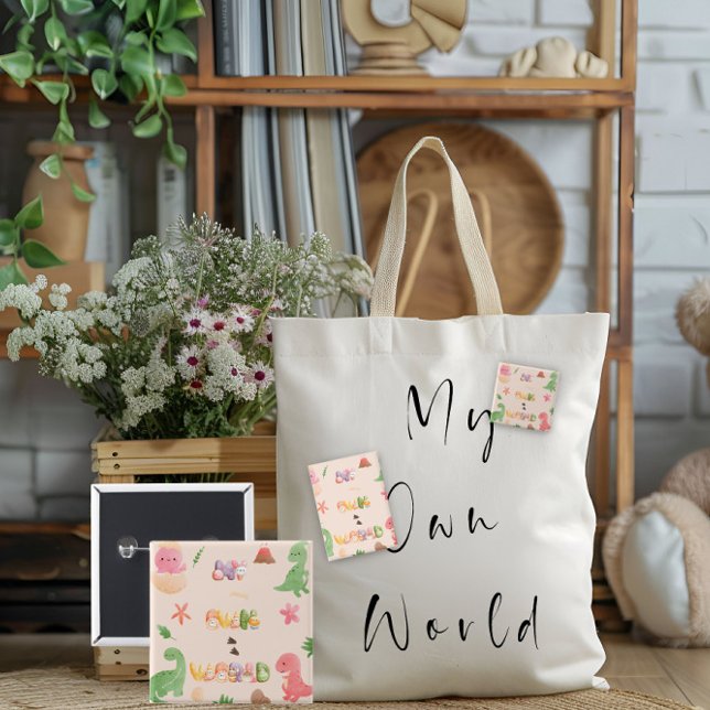 5.08cm Bóton quadrado | Dinossauro Cinto (Criador carregado)