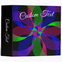 5.08cm Fichário 3D 2D Geometric Hybrid Binder