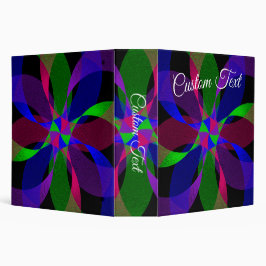 5.08cm Fichário 3D 2D Geometric Hybrid Binder