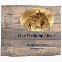Álbum de Casamento Sepia Horses