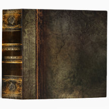 Antiquado Russo Tome Faux Brown Leather