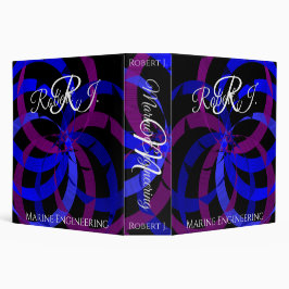 5.08cm Fichário Berry Blend Geometric Binder