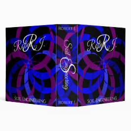 5.08cm Fichário Berry Blend Geometric Binder