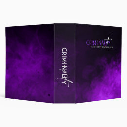 5.08cm Fichário Binder de Arquivos de Caso CriminaliTy