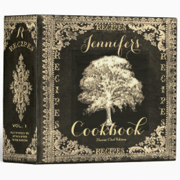 5.08cm Fichário Livro de receitas personalizado para receitas