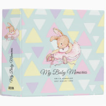 Personalizei MINHAS MEMÓRIAS DE BEBÊ - Rabbit Ball
