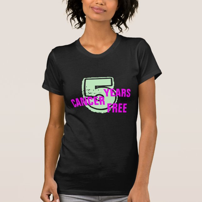 5 anos de cancer livram a camisa (Frente)