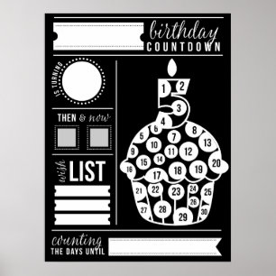 5 Birthday Countdown Poster