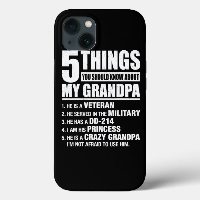 5 Coisas Que Conheces O Meu Vovô Veterano Eu Sou S (Verso)