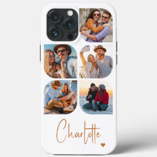 5 Photo Modern Trendy Simple Personalization Name