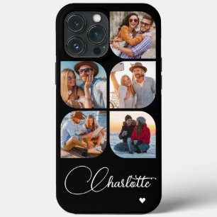 5 Photo Modern Trendy Simple Personalization Name