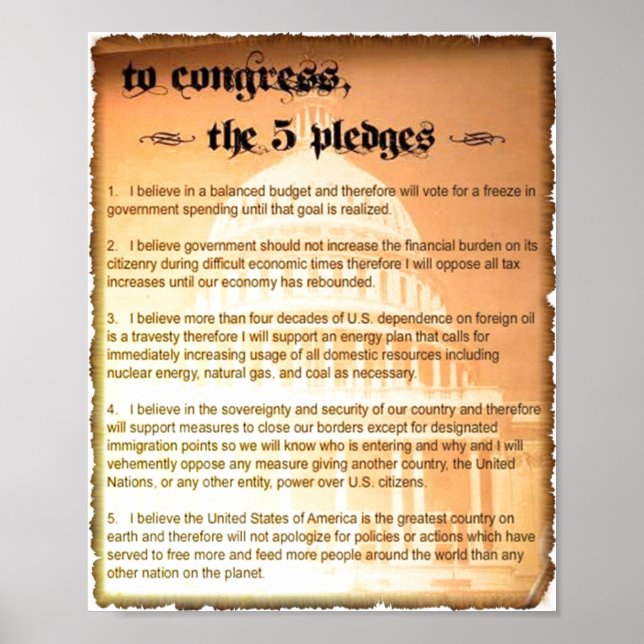 5 Promissores Glenn Beck Poster (Frente)