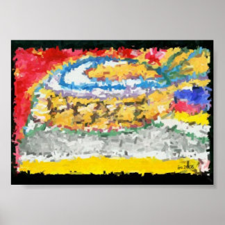 5"x7" = Poster PEACE criada 2006