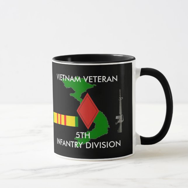 5o Canecas de café do veterano de Vietnam da (Direita)
