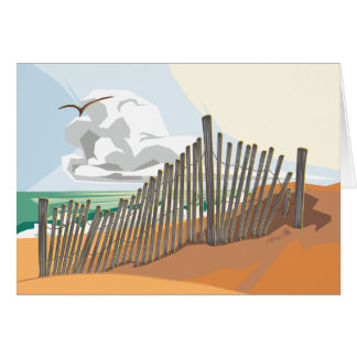 5o Cartão da cerca da rua