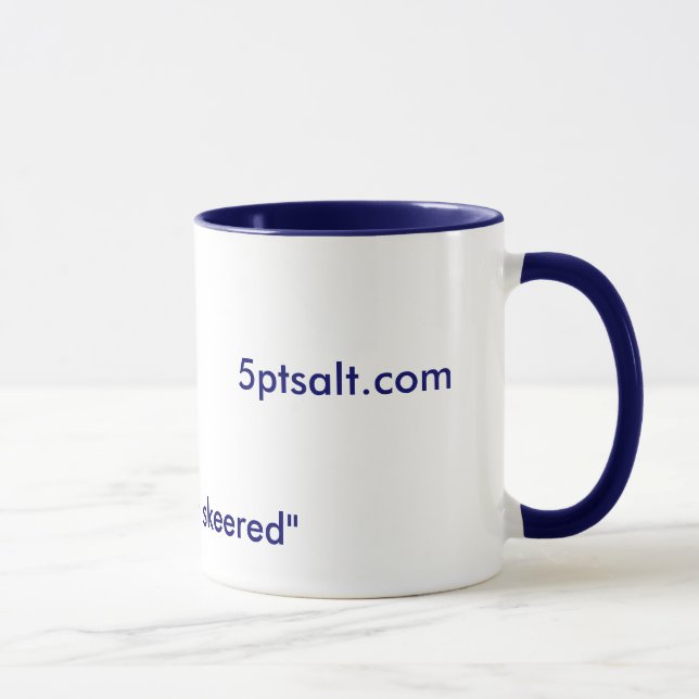 5ptsalt.com, "nós não somos" caneca de café (Direita)