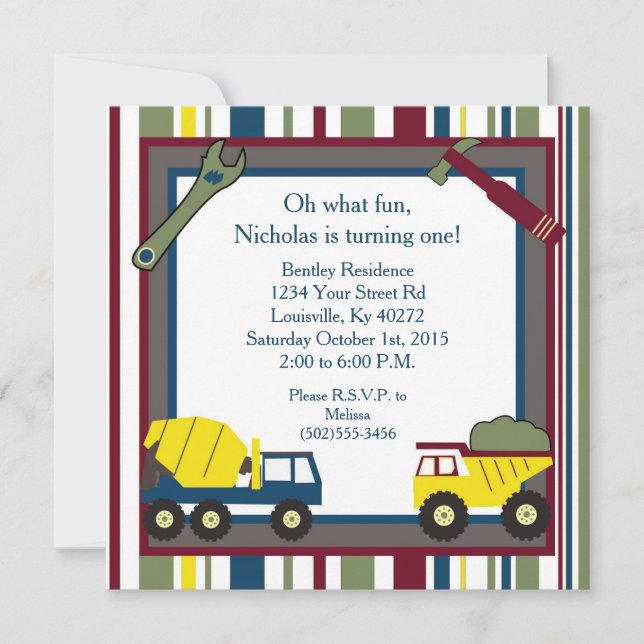 5x5 Convite para construção do primeiro primeiro a (Frente)