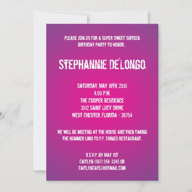 5x7 Teal DJ Spin Turntable 16 Aniversário Convite (Frente)