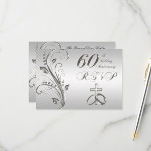 60ª Carta RSVP de Aniversário de Casamento