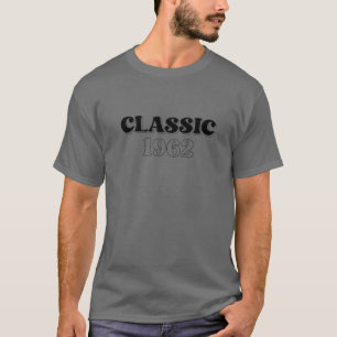 60º Aniversário Clássico 1962 Carros Camisetas 60 