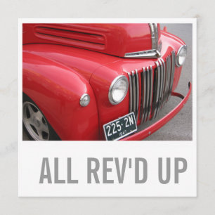 60º Aniversário Convites Caminhão Todo Revertido