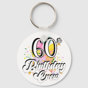 60º Aniversário da Tripulação 60 Partido Chaveiro