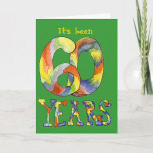60º Cartão de Aniversário