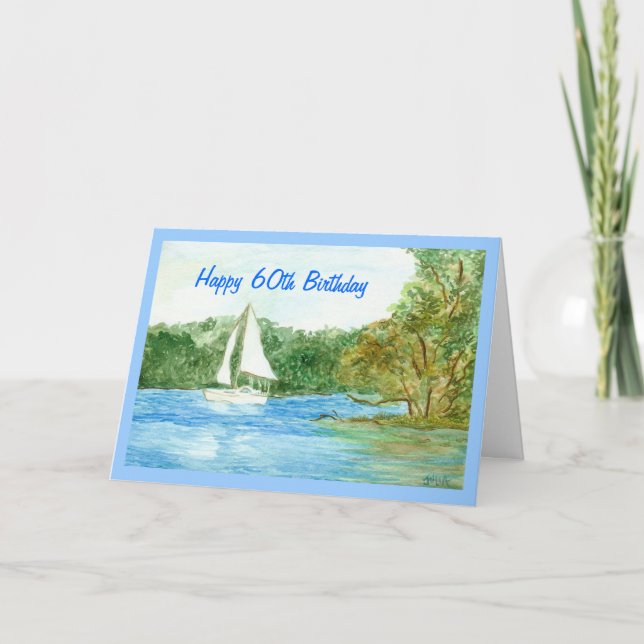 60º Cartão de Aniversário (Frente)