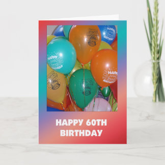 60º Cartão de Aniversário
