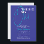 60º Convite à Aniversário da Surpresa de Turquesa<br><div class="desc">60º Aniversário da Surpresa de Turquesa Azul Convite para os seus convidados saberão que esta será uma festa especial apenas olhando para este convite!</div>