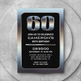 60º Convite à Apresentação de Aniversário de Homen