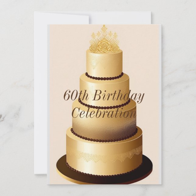 60º Convite à Celebração de Aniversário (Frente)