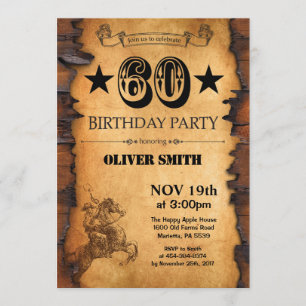 60º Convite de Aniversário do Oeste