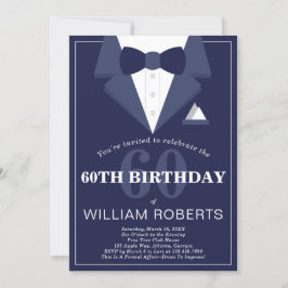 60º Convite de aniversário, Tuxedo