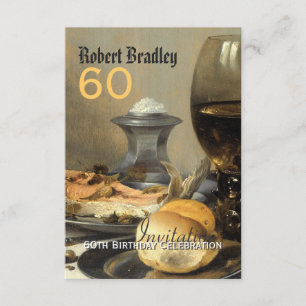 60º Convite Personalizável para Celebração de 
