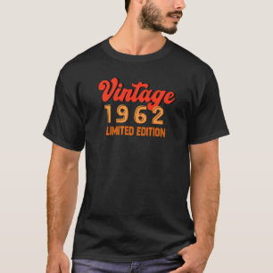 60. º Aniversário, 60 anos Vintage Camisetas 1962