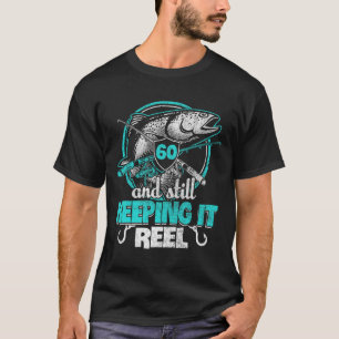 60.º Aniversário Engraçado de Pesca Camisa Pescado