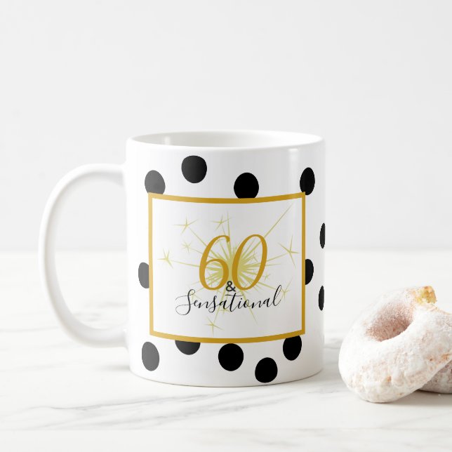 60 & 60th caneca SENSACIONAL do presente das (Com Donut)