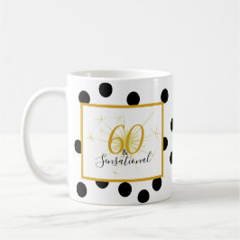 60 & 60th caneca SENSACIONAL do presente das