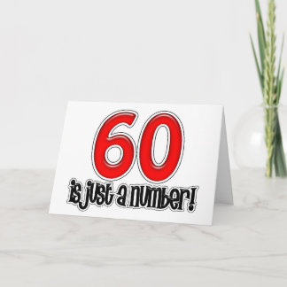 60 É Apenas Um Cartão De Aniversário Número