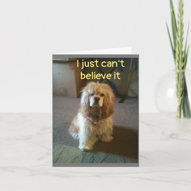 ***60*** EU NÃO ACREDITO NO CARTÃO (Frente)