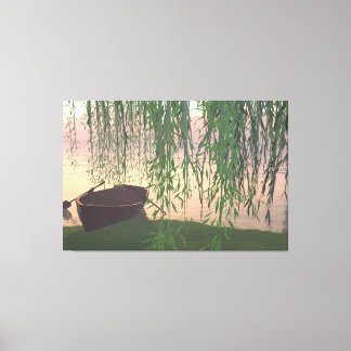 60"x40" Canvas Art w' "Under the Willows" image