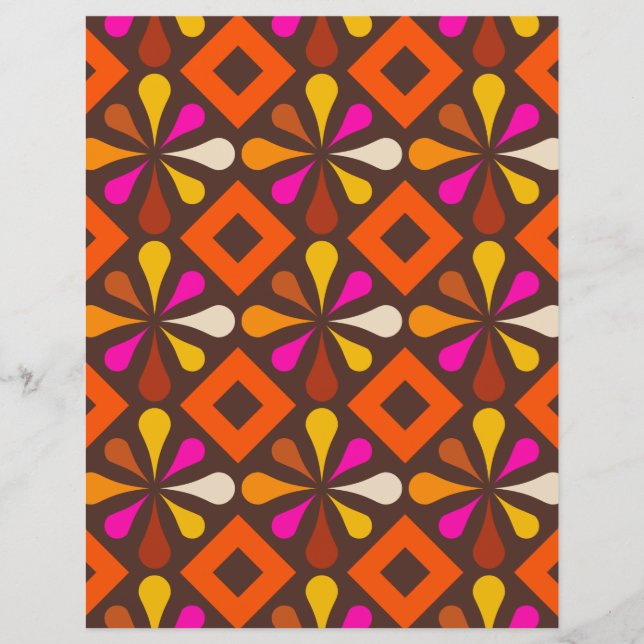 60s 70s retro mod paper print (Frente)