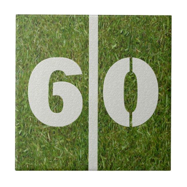 60th Azulejo customizável do futebol do (Frente)